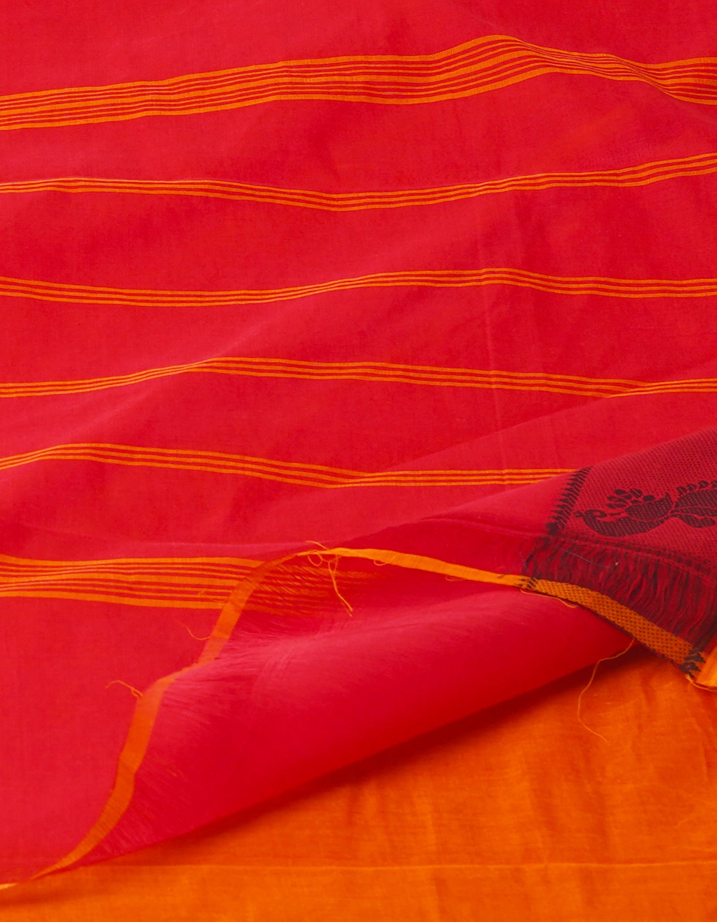 Red Pure Handloom Pavani Chettinad Cotton Saree