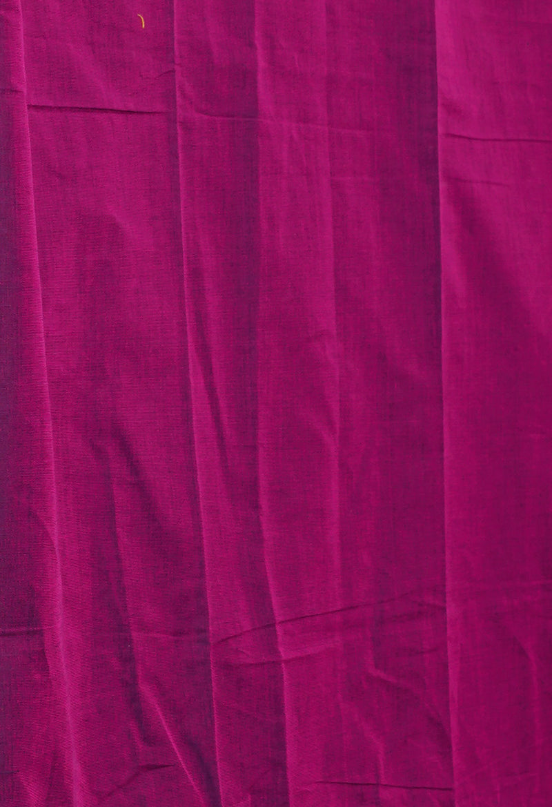 Navy Blue Pure  Pavani Handcrafted Kanchi Cotton Saree-UNM71857
