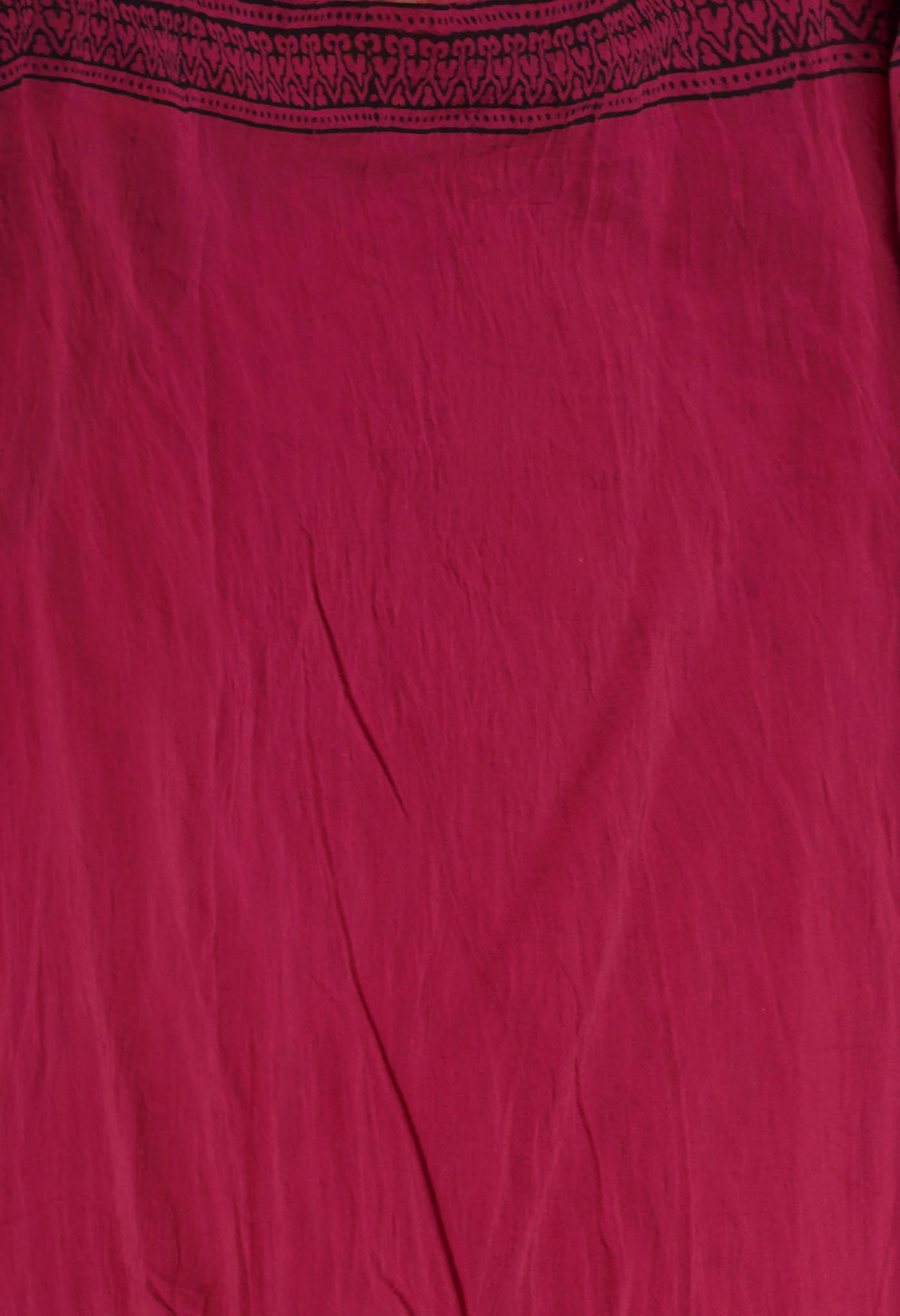 Hippie Pink  Art Chanderi Bagh Printed Cotton Saree-UNM71984