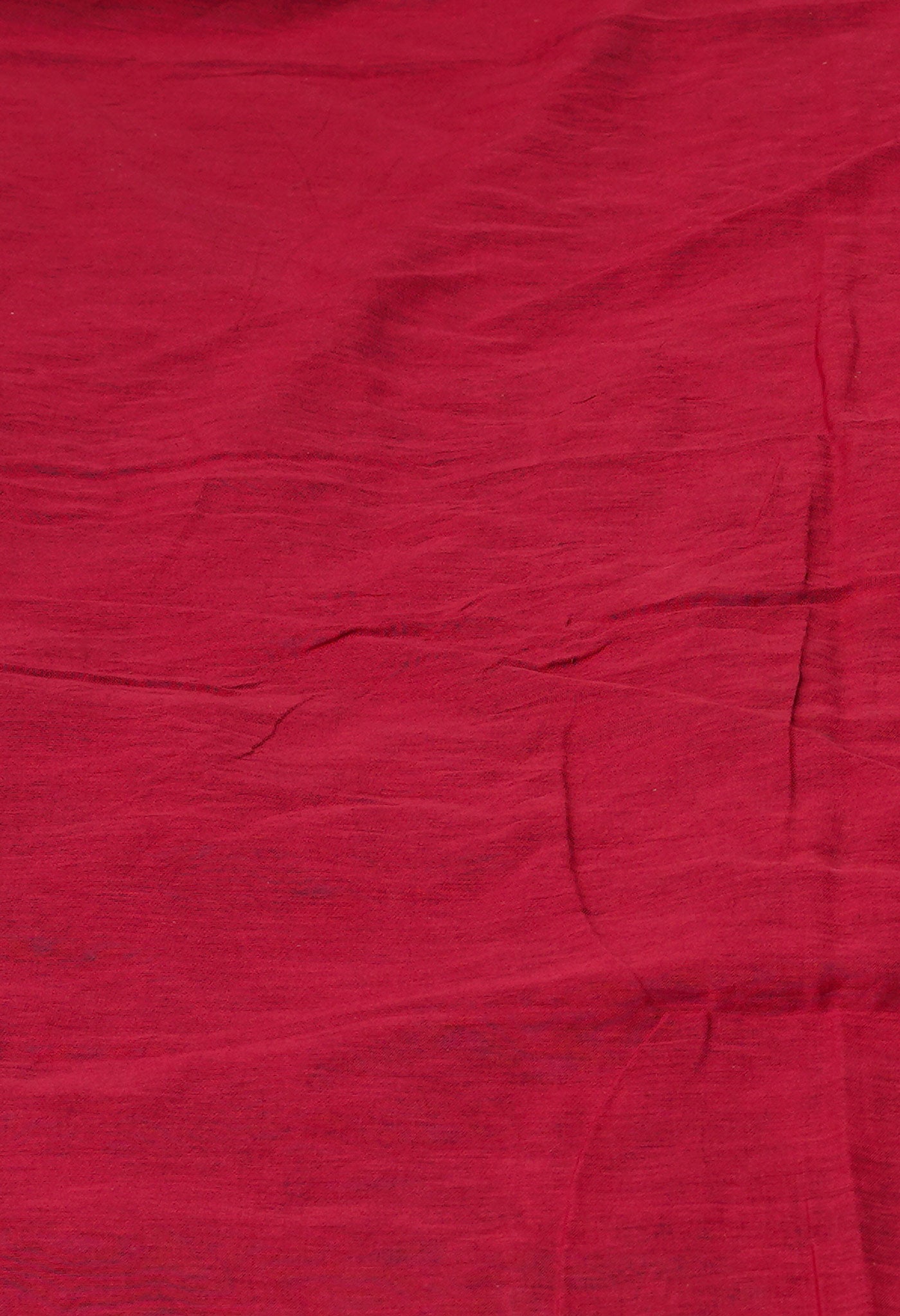 Rosewood Red  Art Chanderi Bagh Printed Cotton Saree-UNM71996