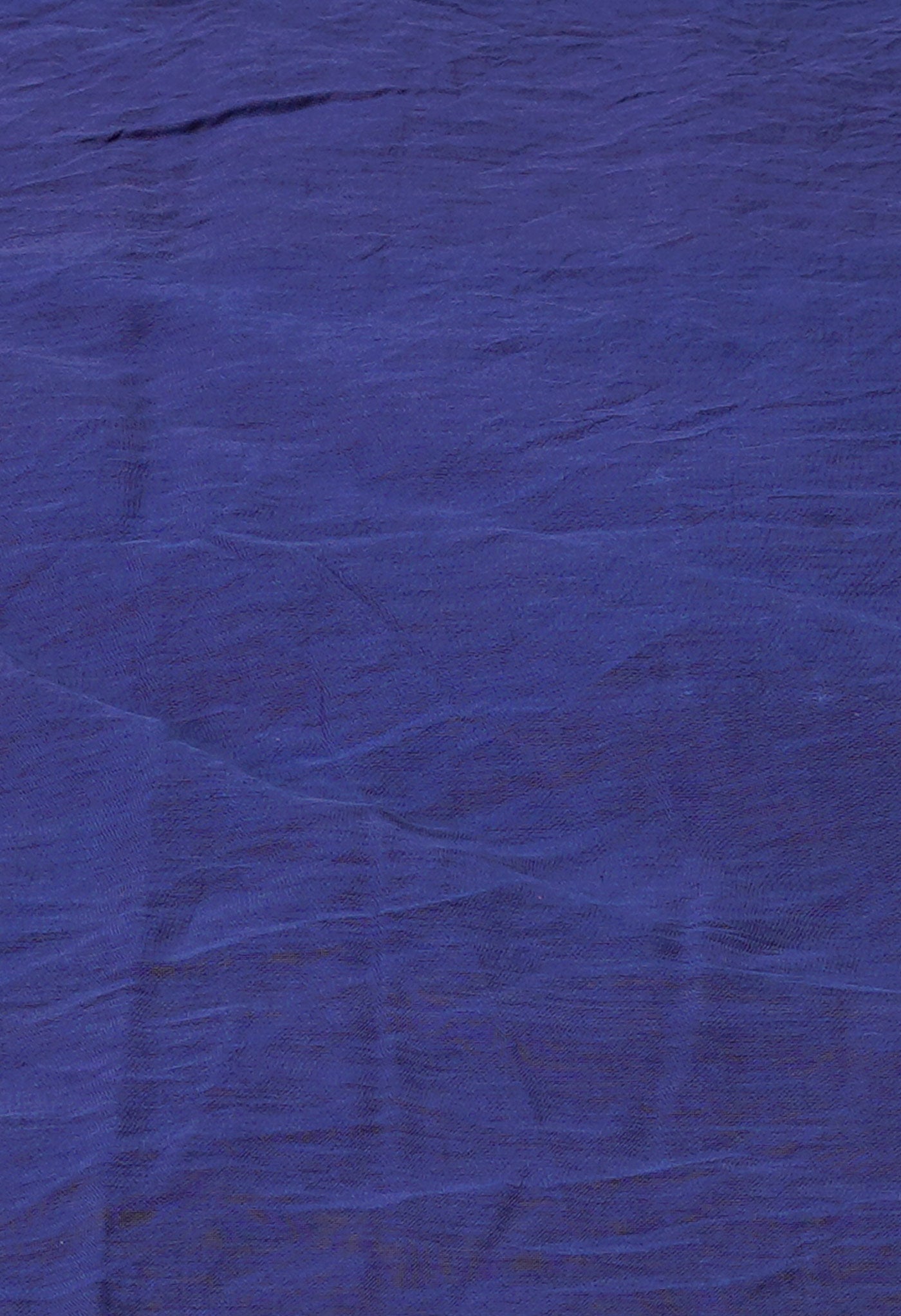 Blue Art Chanderi Bagh Printed Cotton Saree