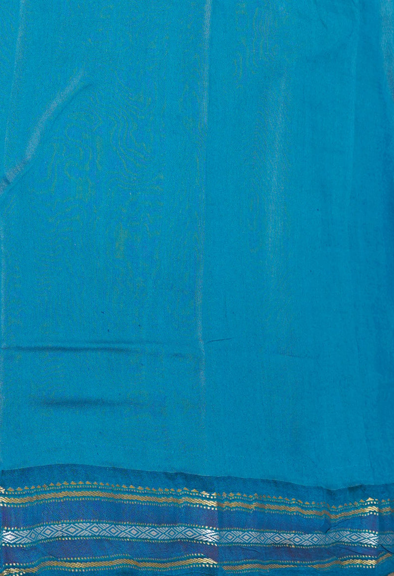 Mustard Yellow Pure Handloom Block Printed Vidarbha Tussar  Jute Saree-UNM72430