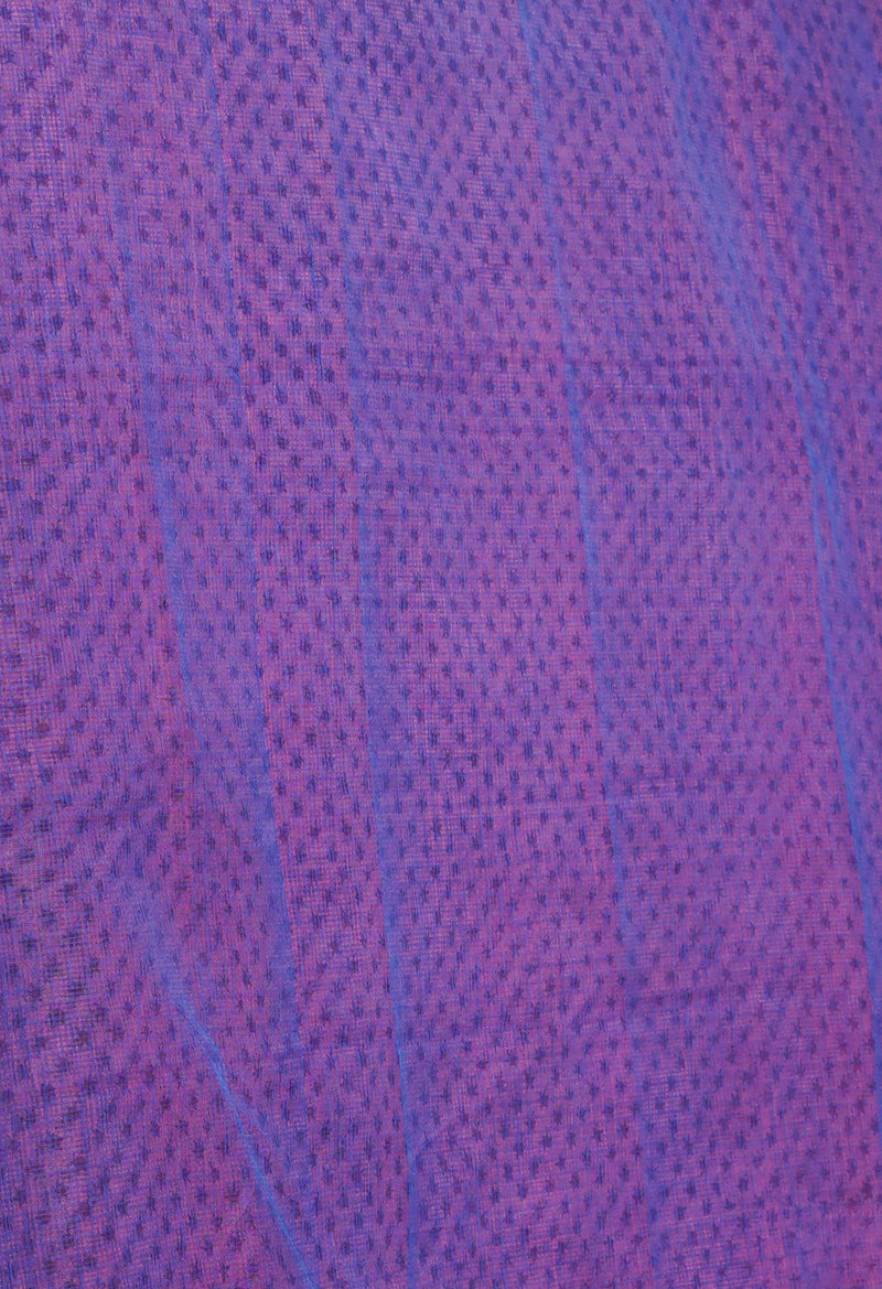 Light Pink Pure  Dyed Printed Kota Cotton Saree-UNM72535
