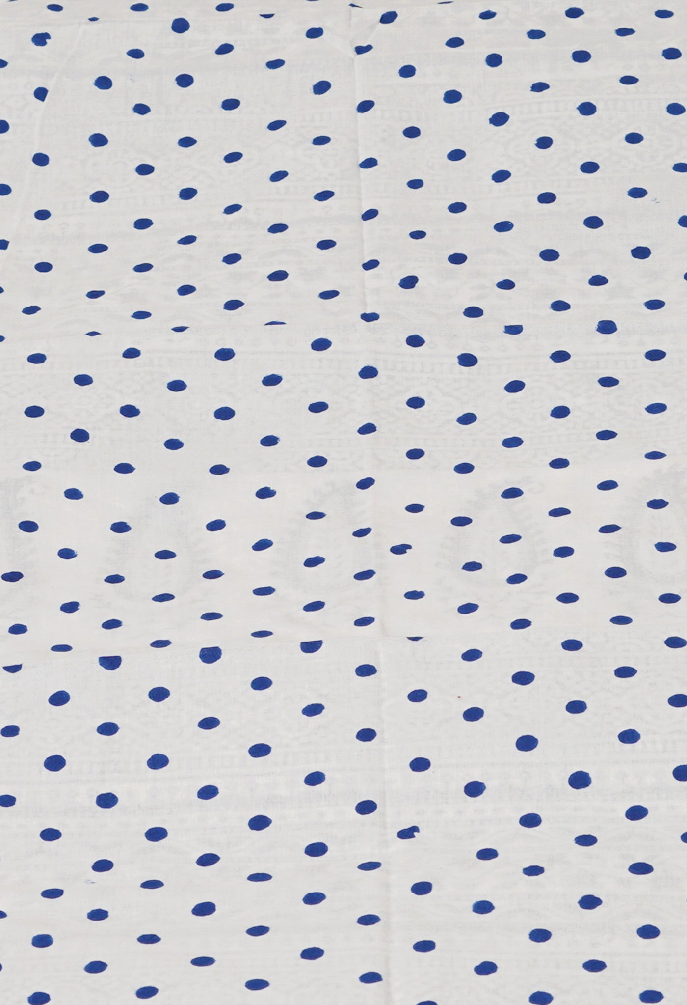 Blue Pure  Block Printed Superfine Mulmul  Cotton Saree-UNM72600