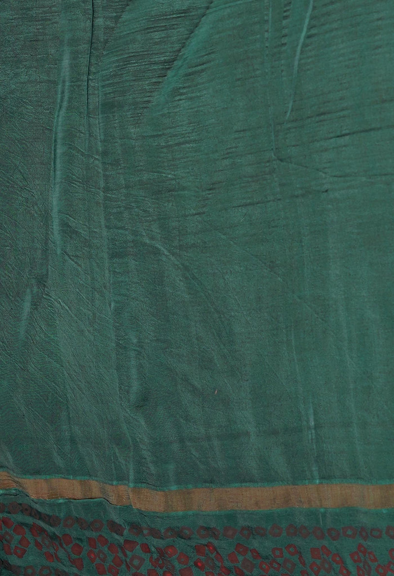 Red  Dyed Printed Summer Bangalore Soft Silk Saree-UNM72760