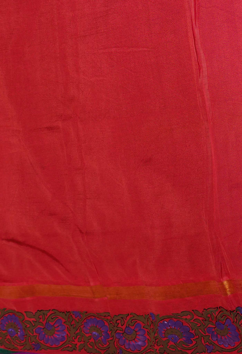 Green  Dyed Printed Summer Bangalore Soft Silk Saree-UNM72772