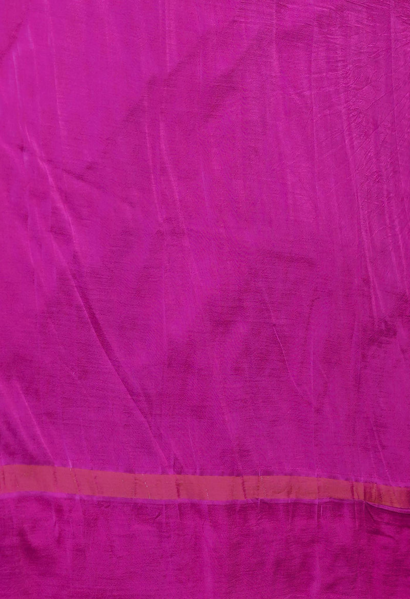 Blue  Dyed Printed Summer Bangalore Soft Silk Saree-UNM72785