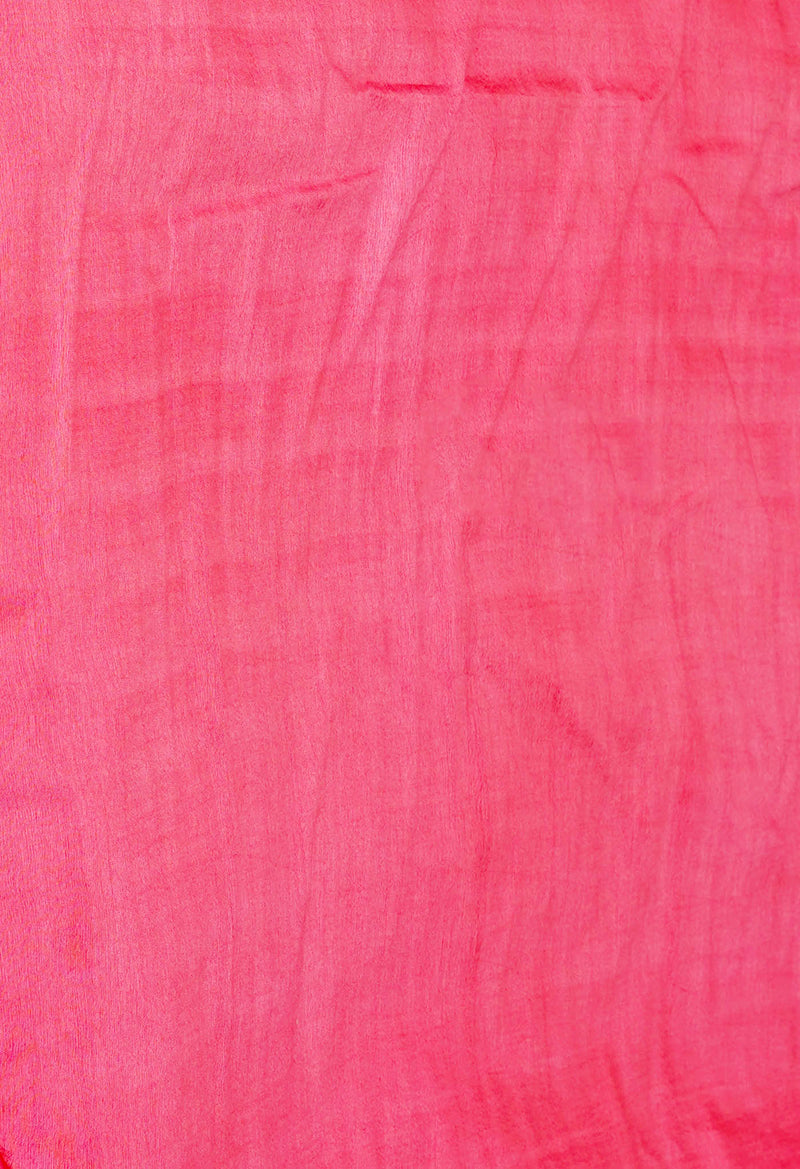 Red  Chanderi Sico Saree-UNM72874