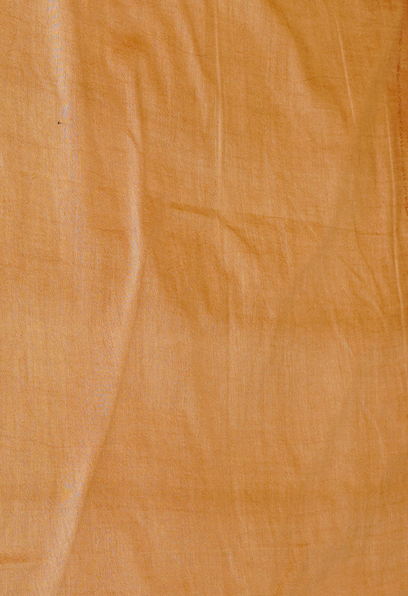 Orange  Chanderi Sico Saree-UNM73203