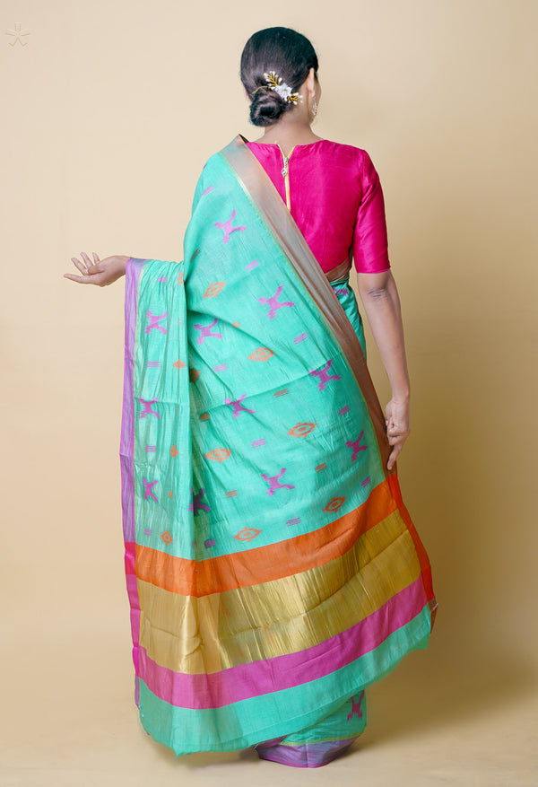 Light Green  Fancy Printed Bangalore Silk Saree-UNM73242