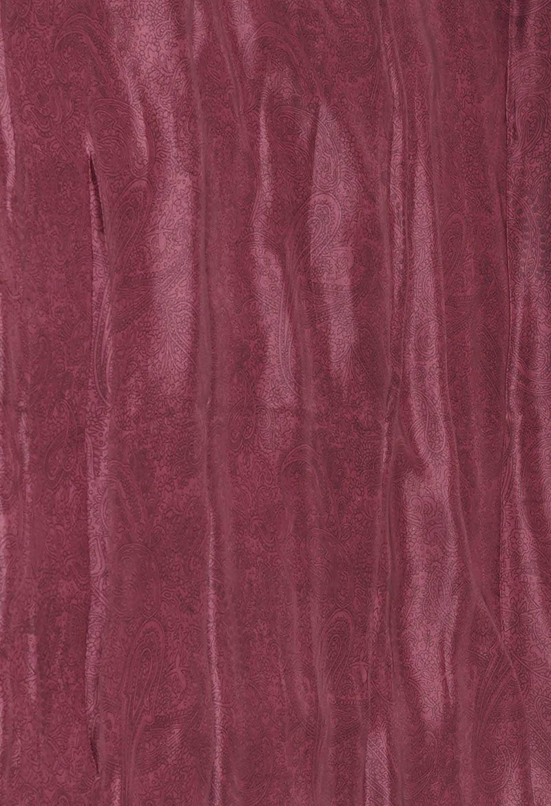 French Clay Pink Pure  Block Printed Soft Silk Saree-UNM73476