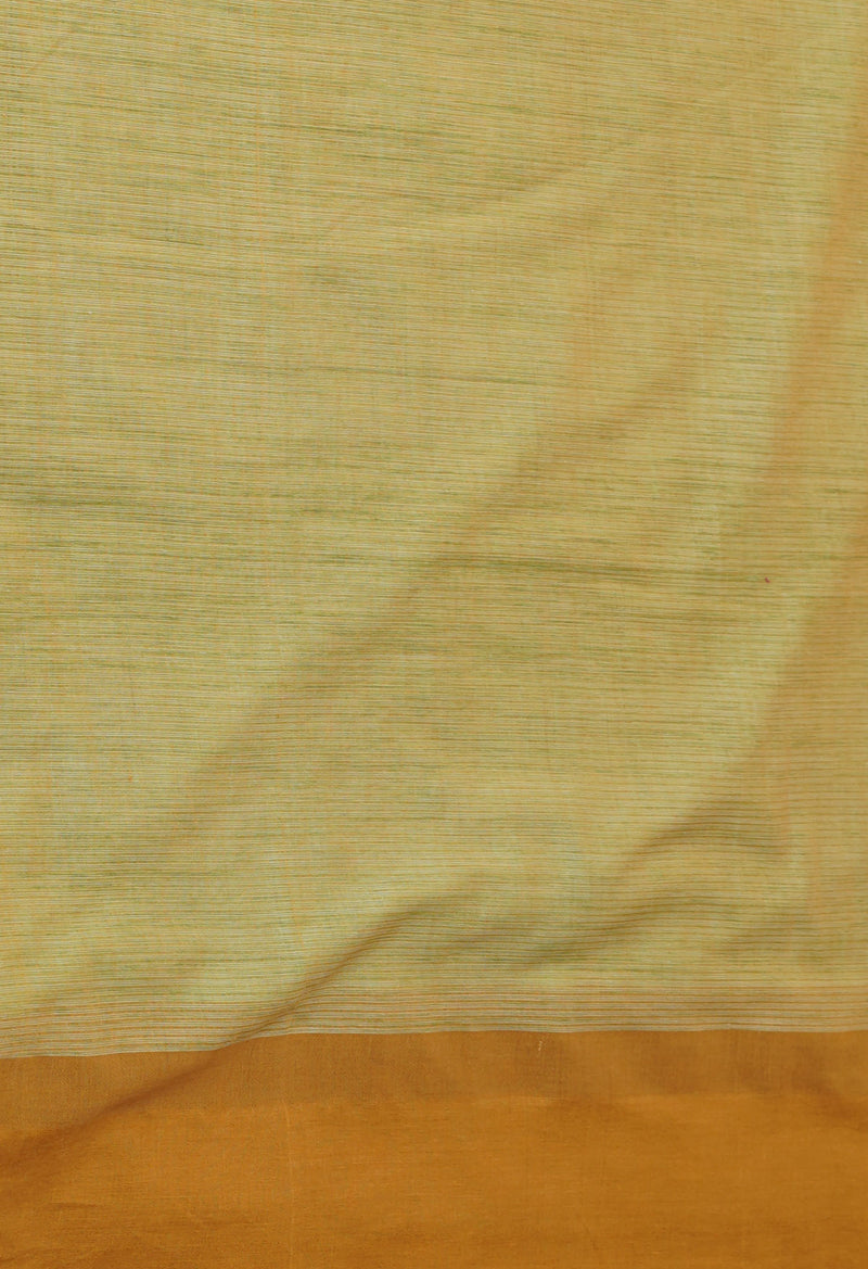 Green Pure Mangalgiri Cotton Saree-UNM73518