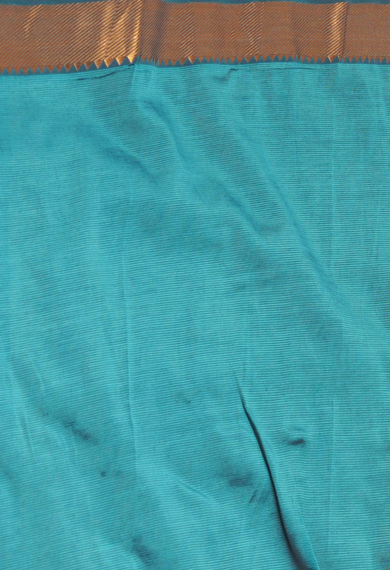 Brown  Plain Mangalagiri Soft Silk Saree-UNM73634