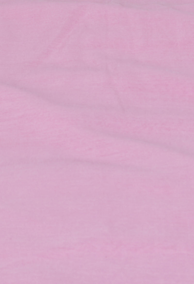Pink  Plain Chanderi Sico Saree-UNM73652