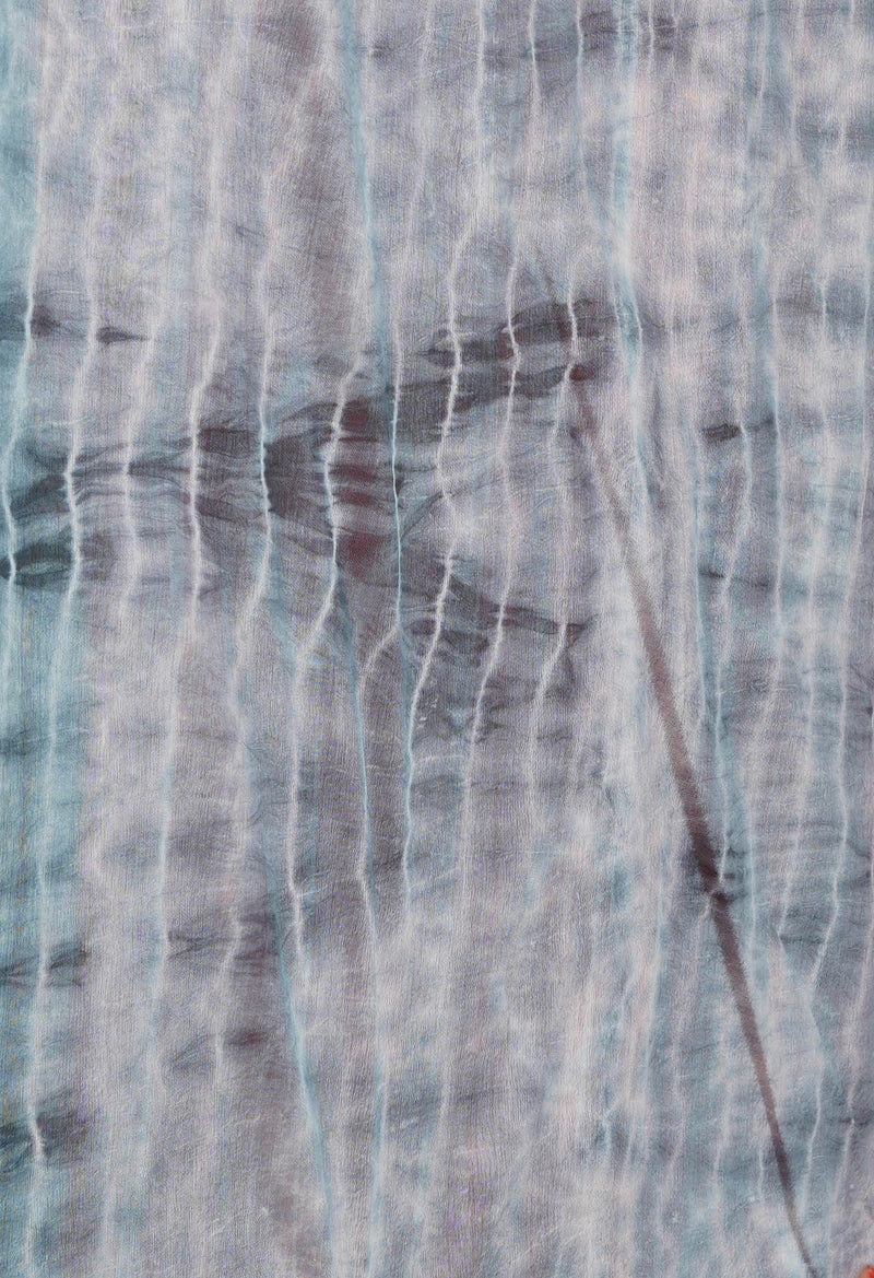 Red  Tie And Dye Shibori Sico Saree-UNM73732