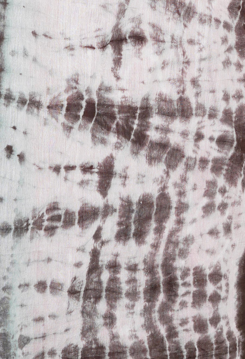 Red  Tie And Dye Shibori Sico Saree-UNM73736