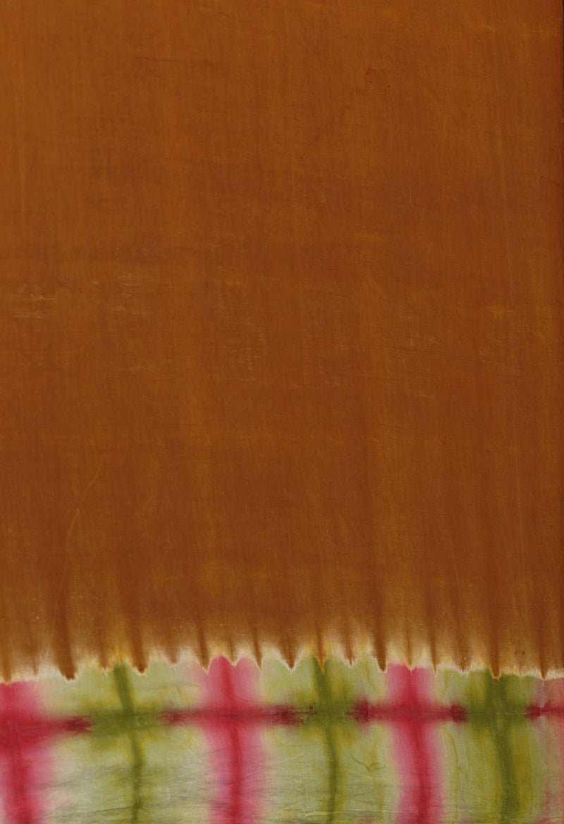 Multi Pure  Shibori Printed Superfine Mulmul Cotton Saree-UNM73783