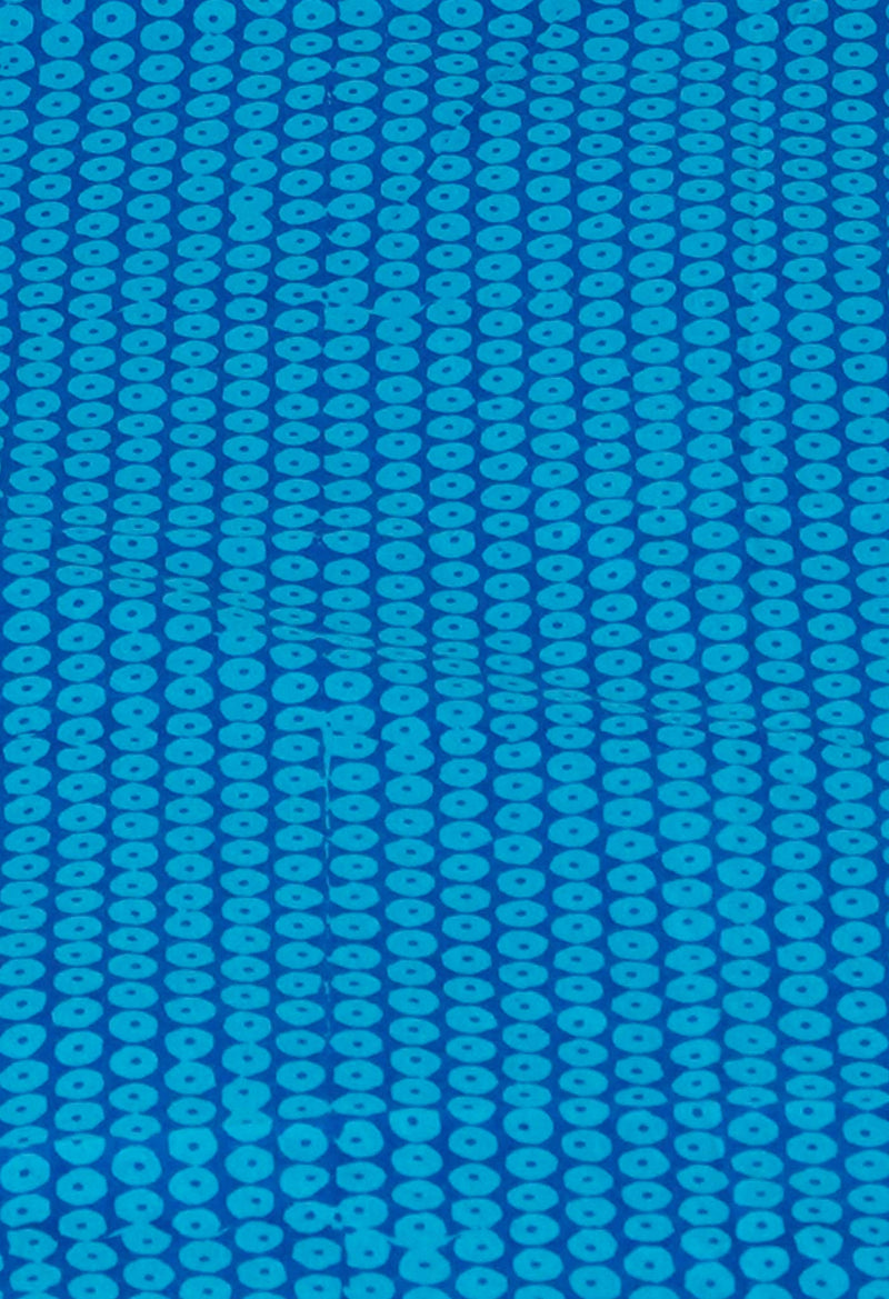 Blue Pure  Block Printed Superfine Mulmul Cotton Saree-UNM73863