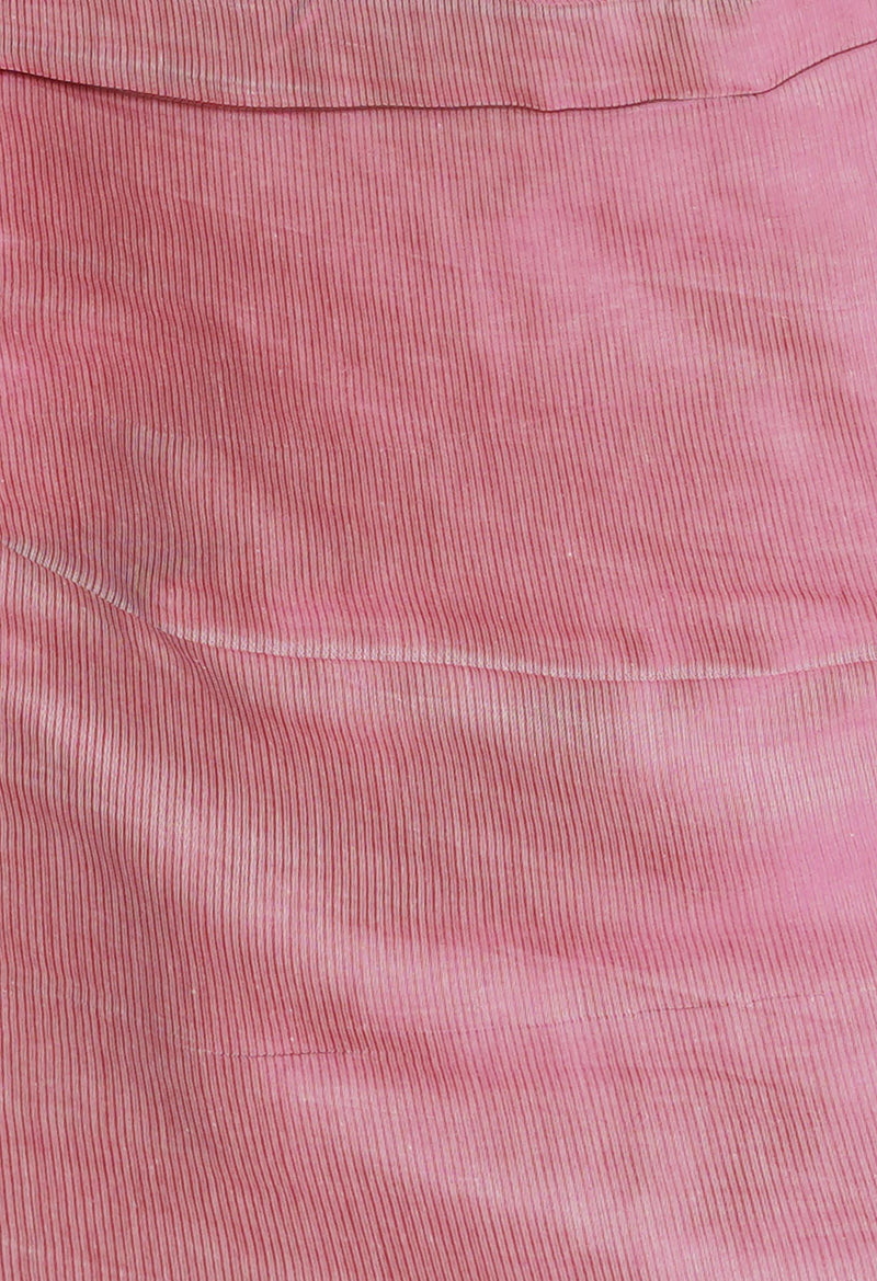 Light Pastel Geen Pure Handloom Narayanpet Silk Saree-UNM74301