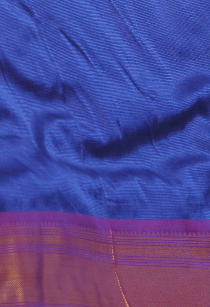 Pink Pure Handloom Narayanpet Silk Saree-UNM74365