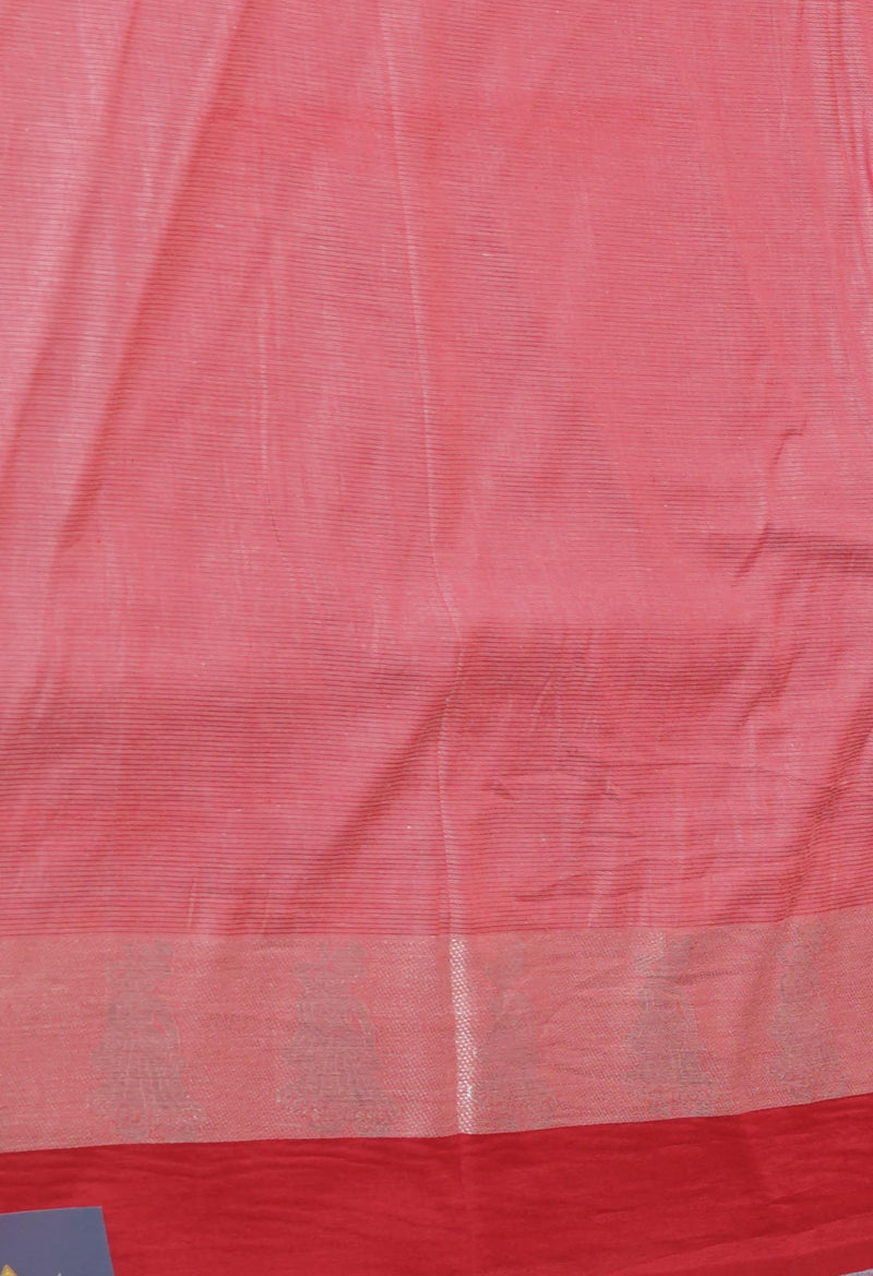 Light Blue Pure Handloom Chettinad Silk Saree-UNM74369
