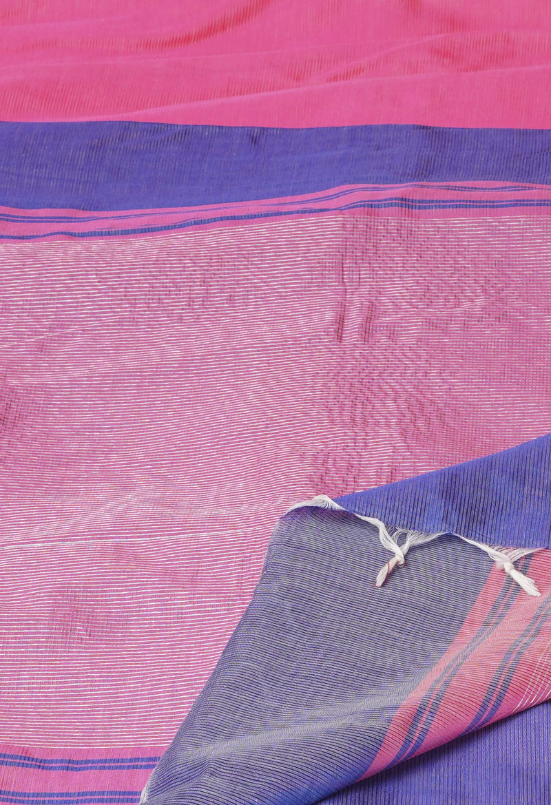 Pink Pure Handloom Chettinad Silk Saree-UNM74380
