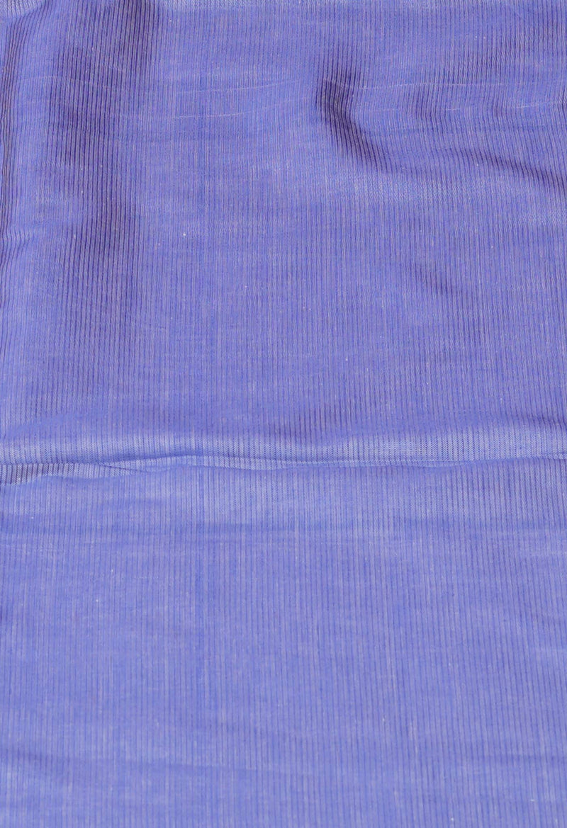 Light Lavender Purple Pure Handloom Mangalgiri Silk Saree-UNM74396