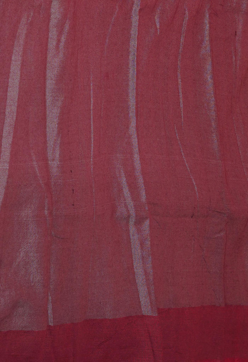 Mustard Yellow Pure Handloom Hand Block Printed Vidarbha Tussar Silk Saree-UNM74465