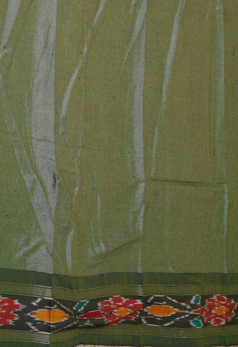 Cream Pure Handloom Hand Block Printed Vidarbha Tussar Silk Saree-UNM74499