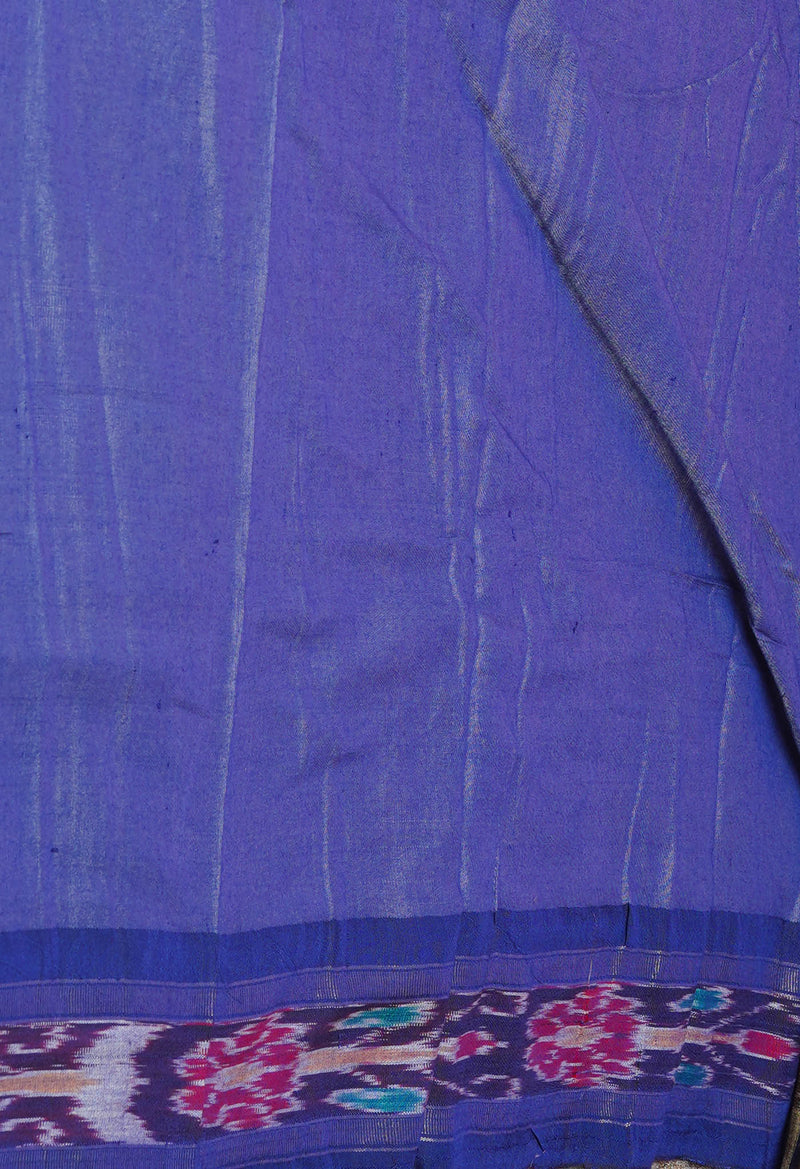 Cream Pure Handloom Hand Block Printed Vidarbha Tussar Silk Saree-UNM74509