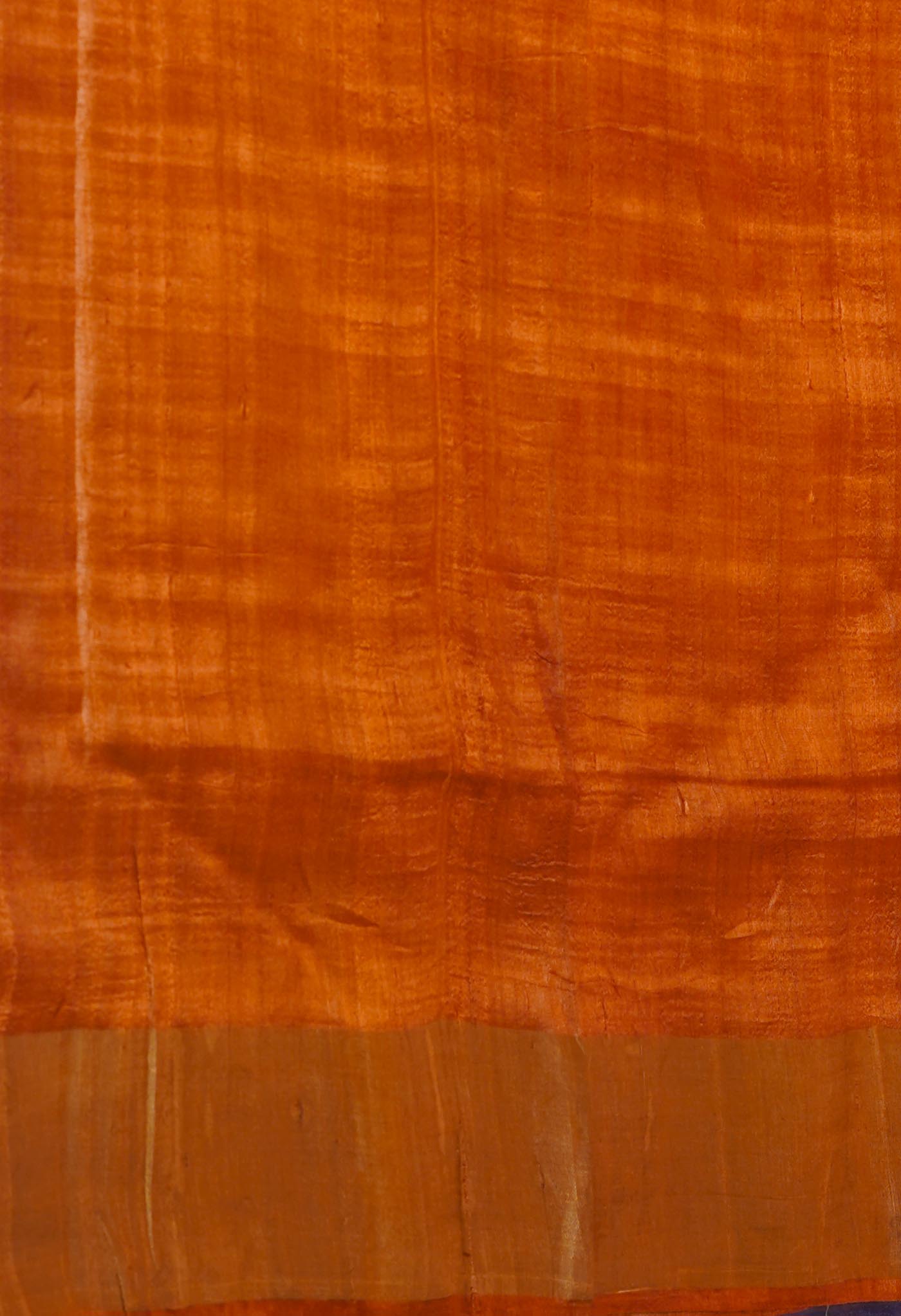 Bronze Orange Pure  Designer Printed Bengal Tussar Silk Saree-UNM74669