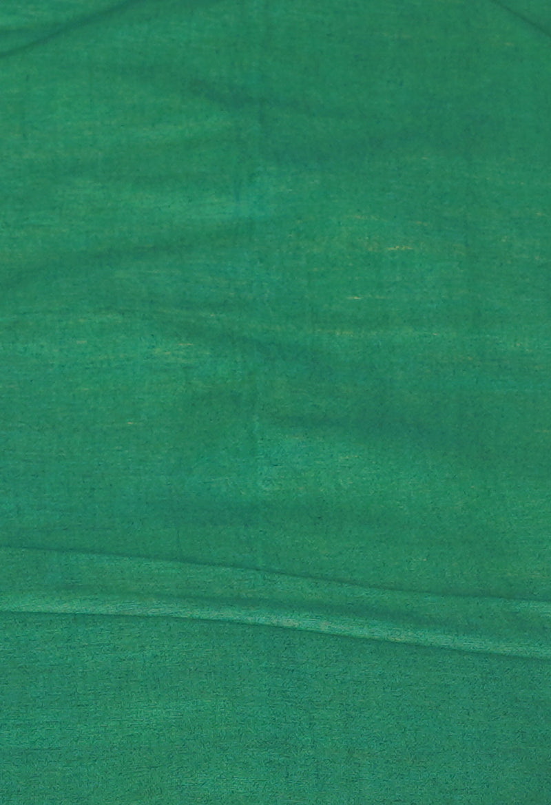 Pale Yellow-Green Pure  Batik Printed Chanderi Sico Saree-UNM74746