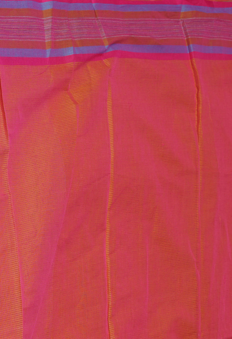 Mustard Yellow Pure  Mangalgiri Cotton Saree-UNM74837