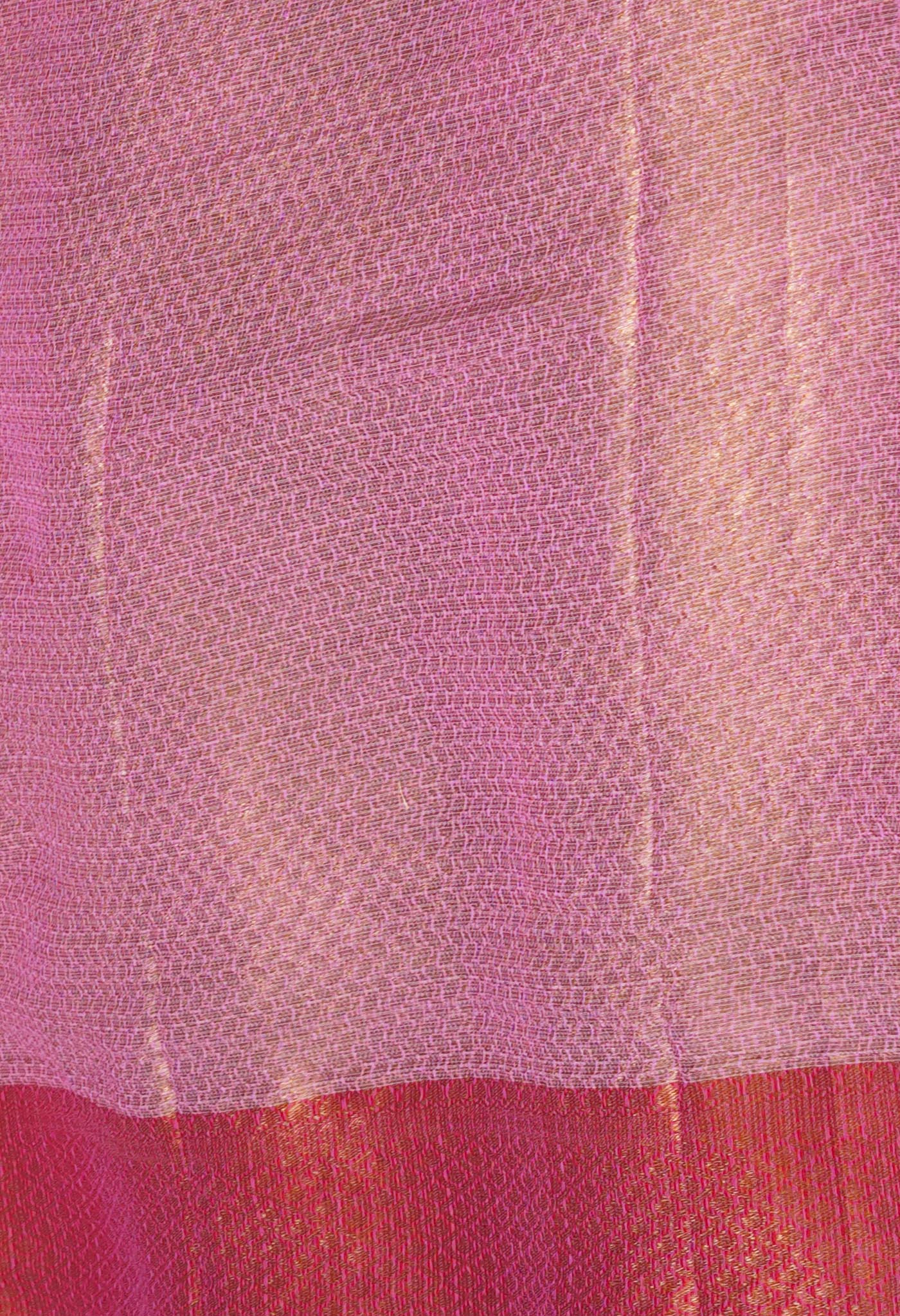 Pale Purple Pure Banarasi Kota Cotton Saree