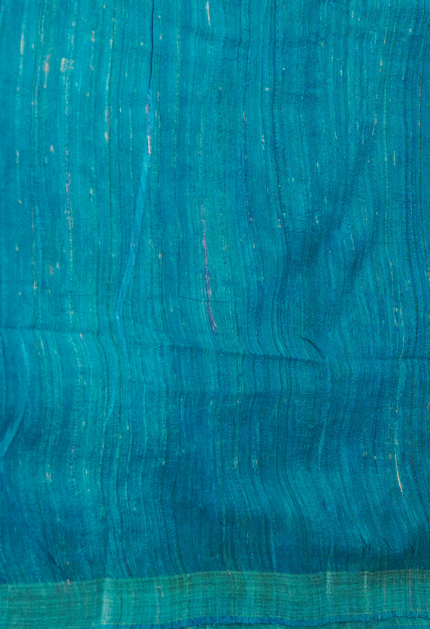Olive Green Pure Handloom Printed Vidarbha Tussar Silk Saree