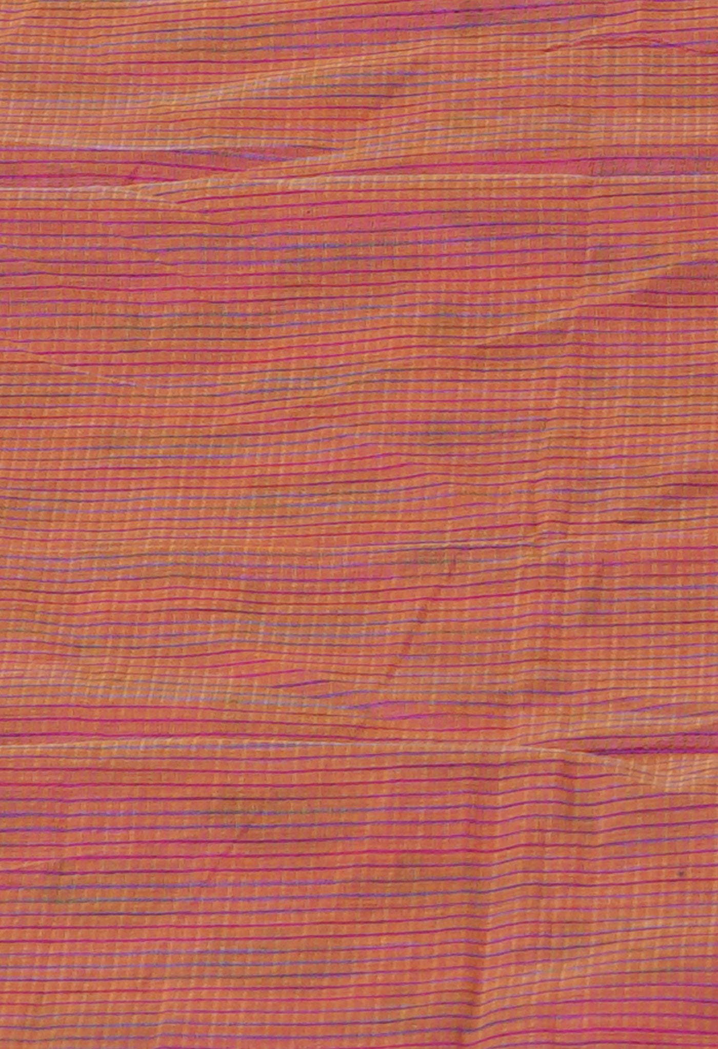 Pink Pure  Block Printed Mangalgiri Cotton Saree