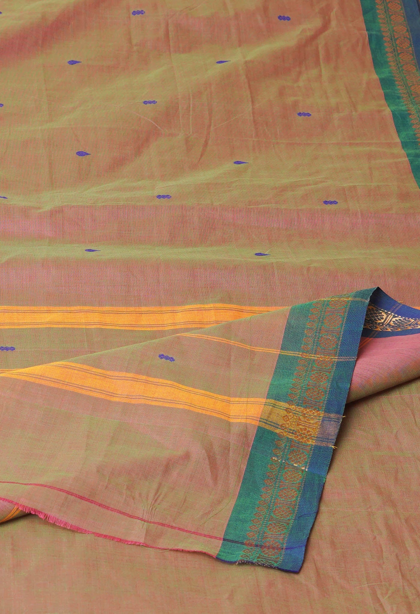 Pink Pure Pavani Handcrafted Kanchi Cotton Saree