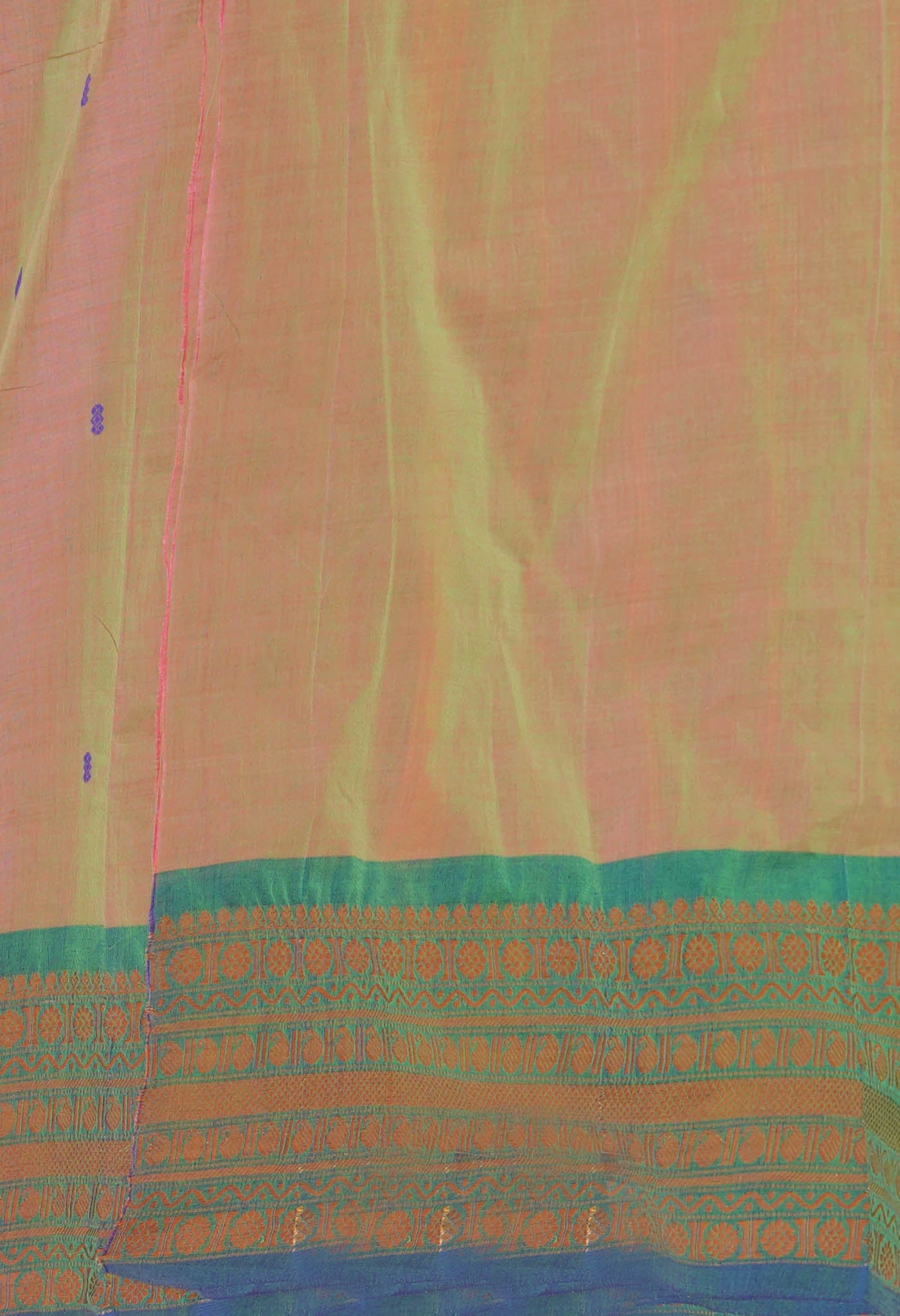 Pink Pure Pavani Handcrafted Kanchi Cotton Saree