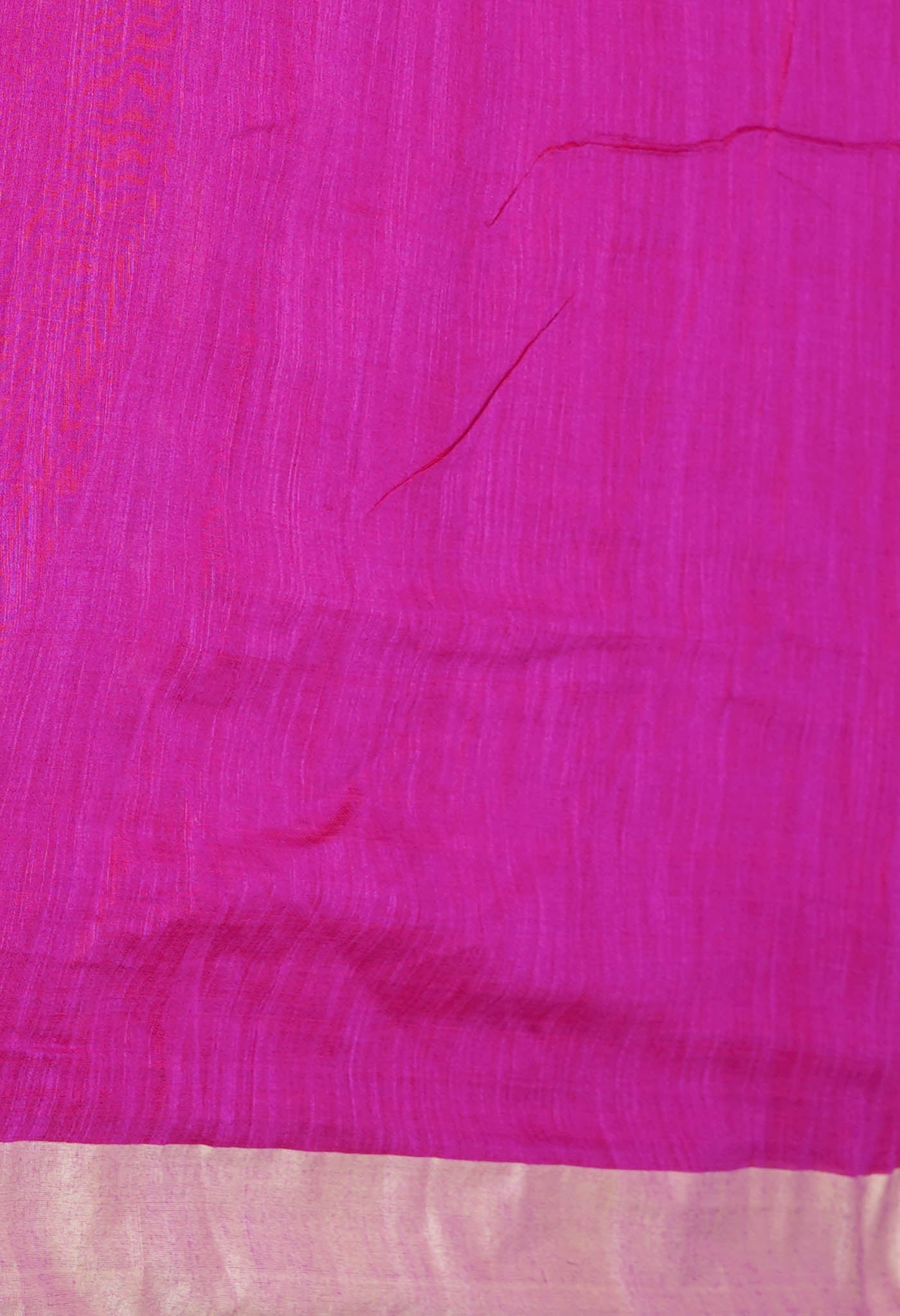 Pink Pure  Pochampally  Linen Saree