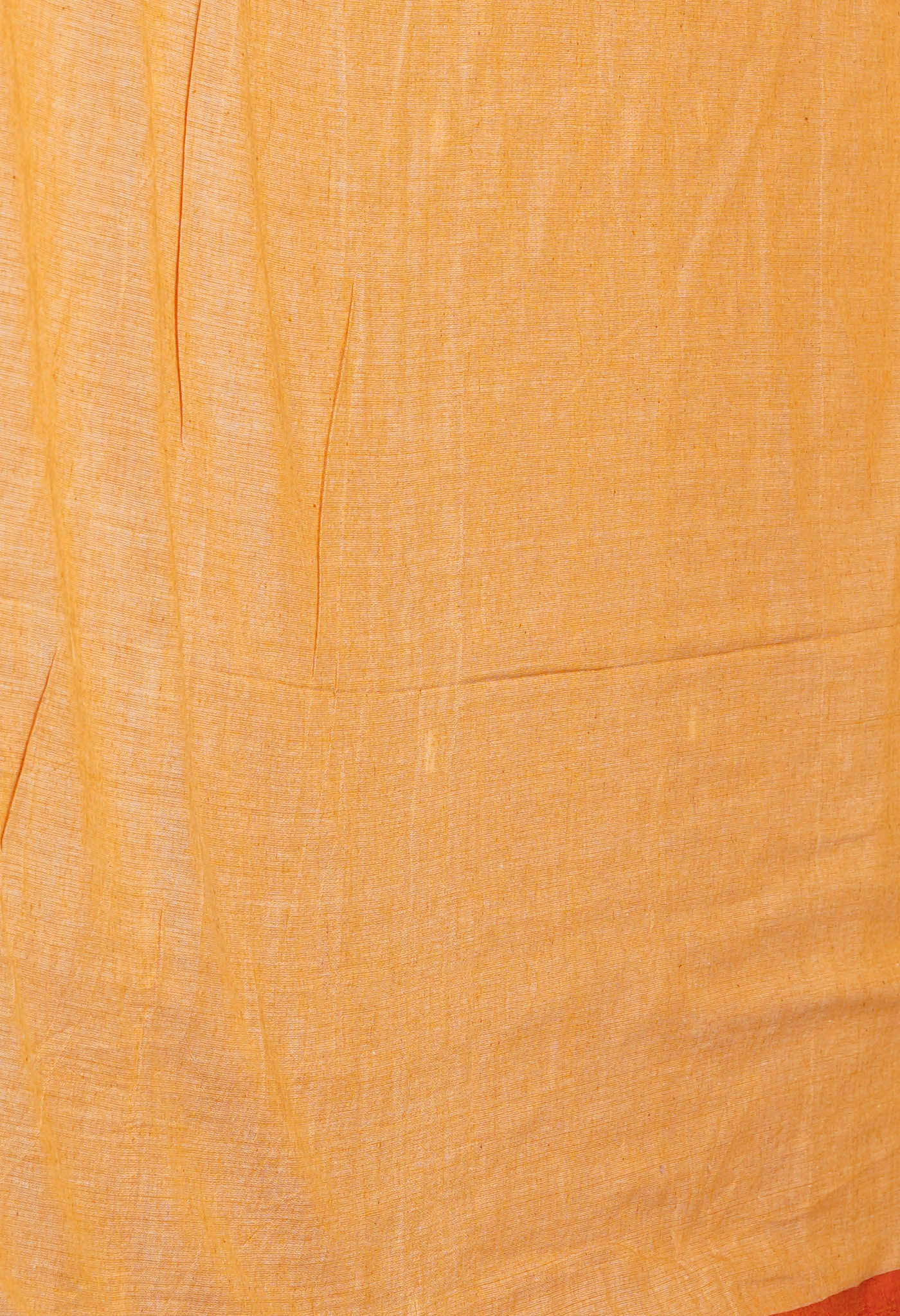 Pastel Orange Pure  Superfine Cotton Linen Saree