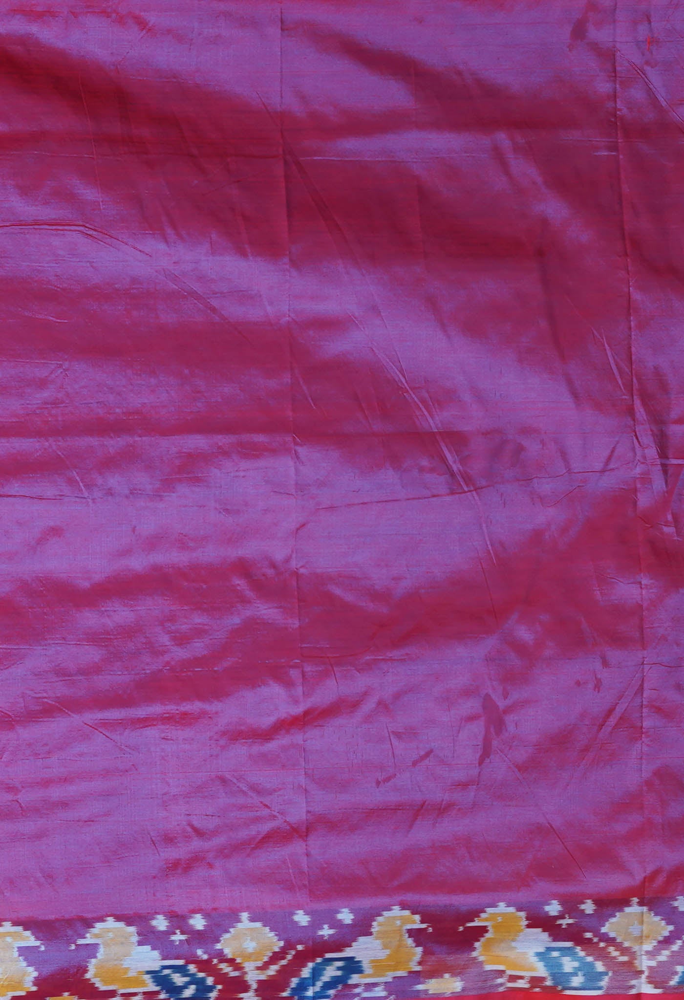 Peacock Green Pure Pochampally Mercerized Cotton Silk Saree