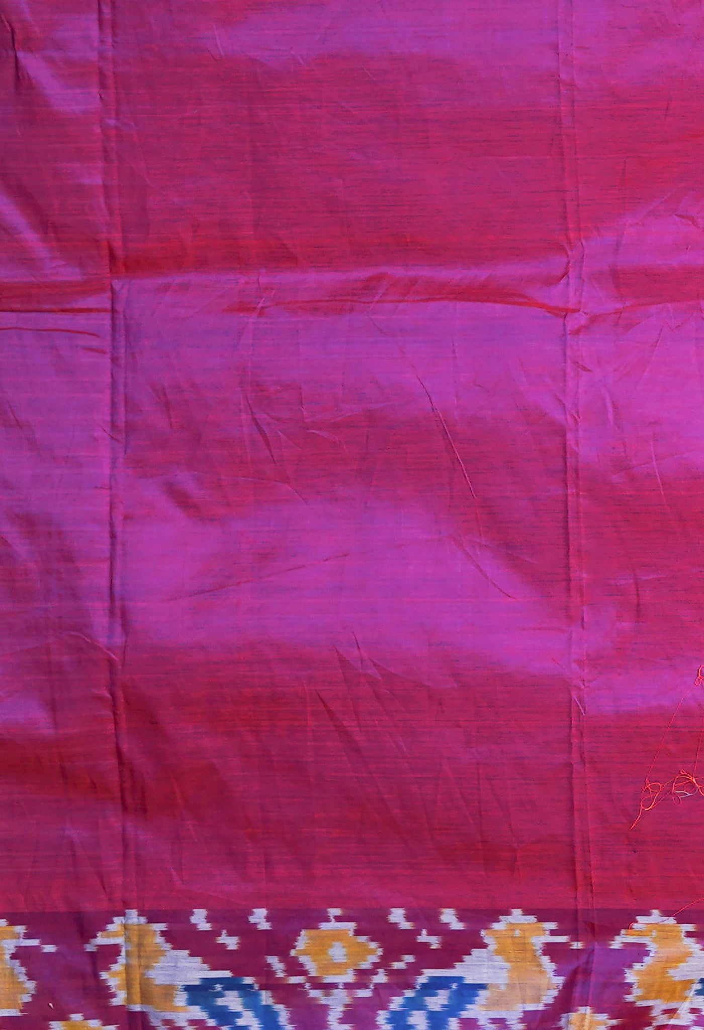 Blue Pure Pochampally Mercerized Cotton Silk Saree
