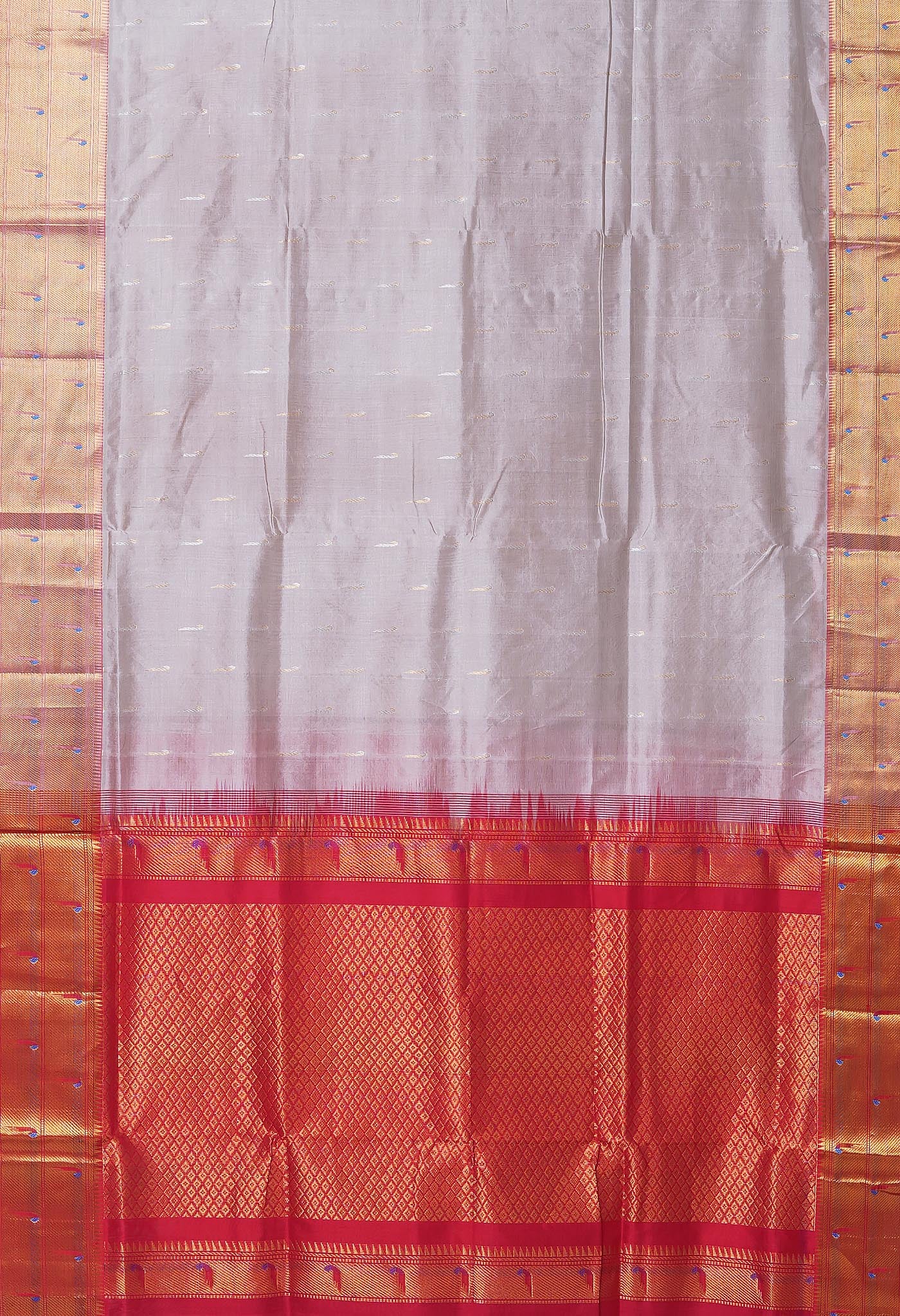 Beige Pure Assam Sico Saree-UNM80684