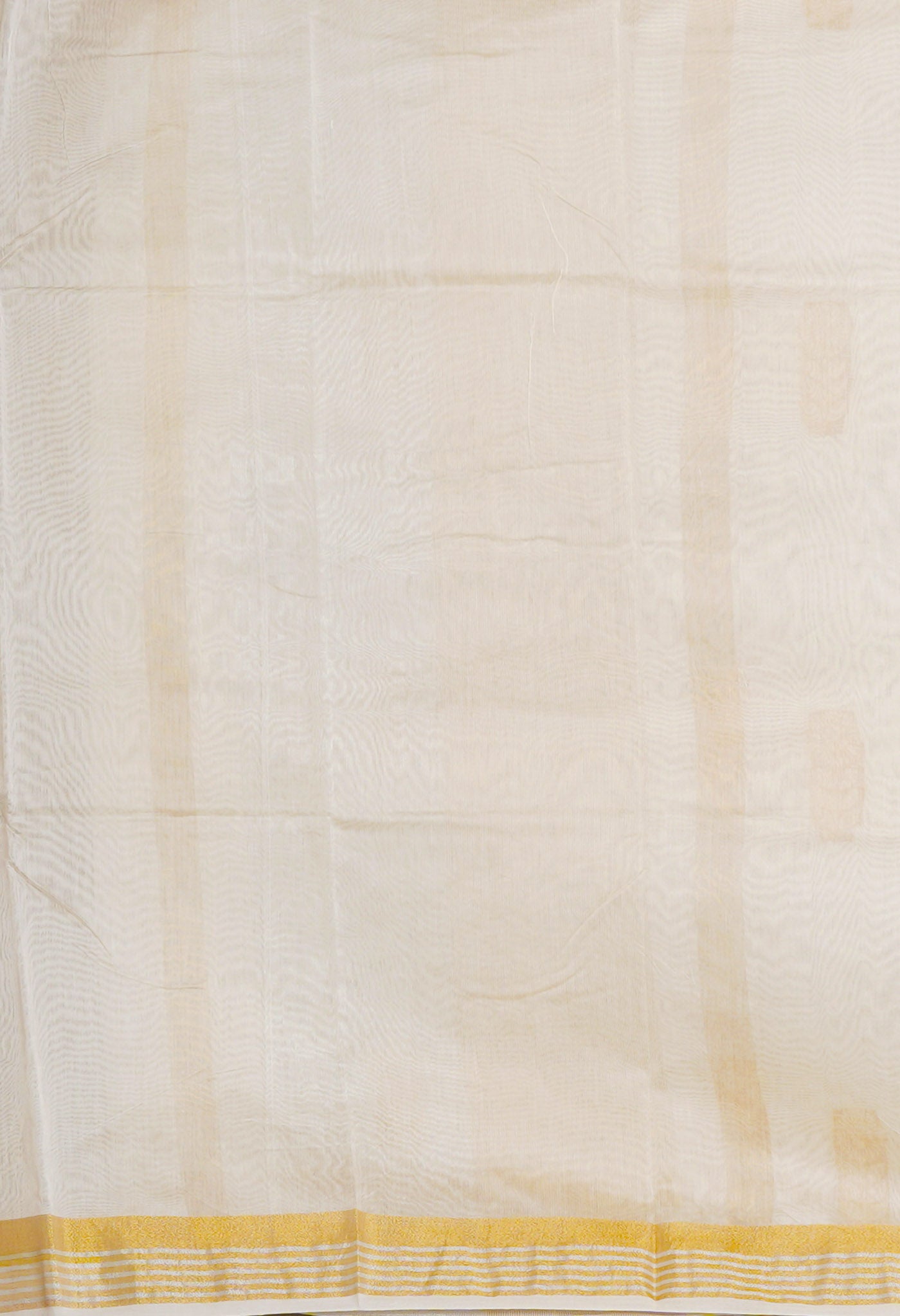 White Pure Handloom Chanderi Uppada Sico Saree-UNM80833