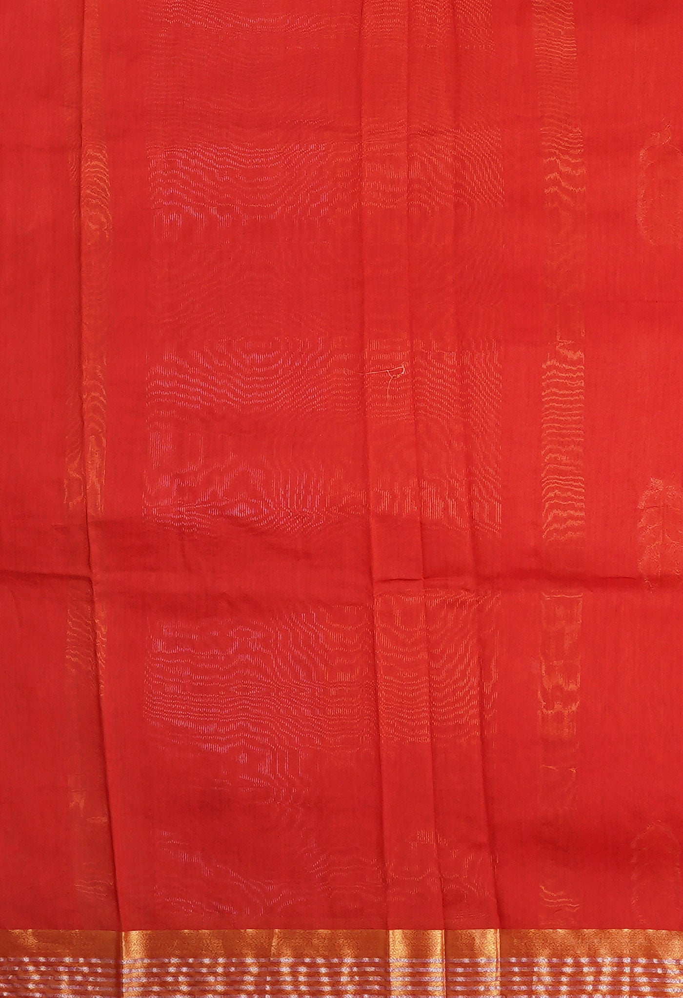 Red Pure Handloom Chanderi Uppada Sico Saree-UNM80835