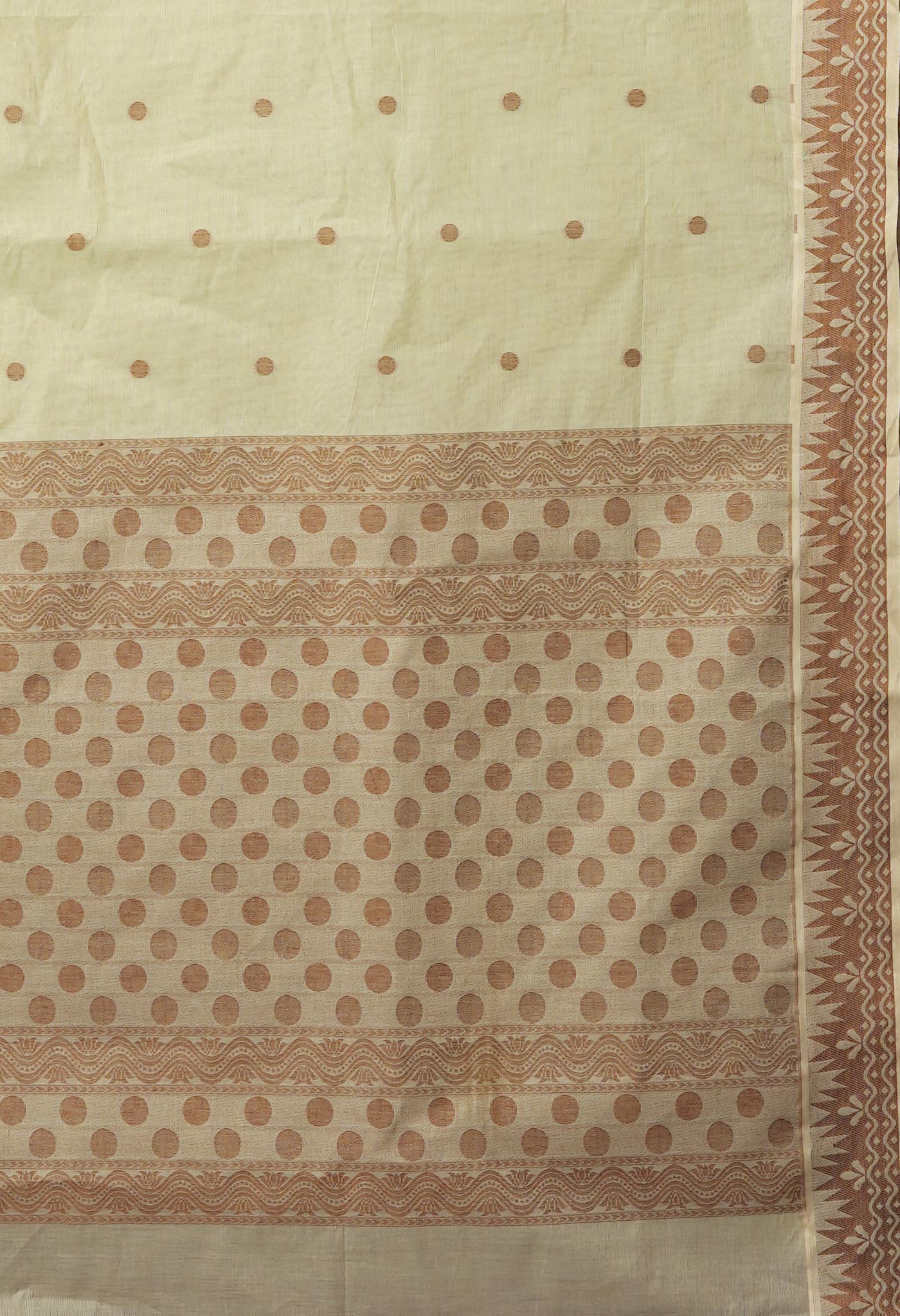 Pale Green Pure Pavani Handcrafted Chettinad Cotton Saree-UNM82163