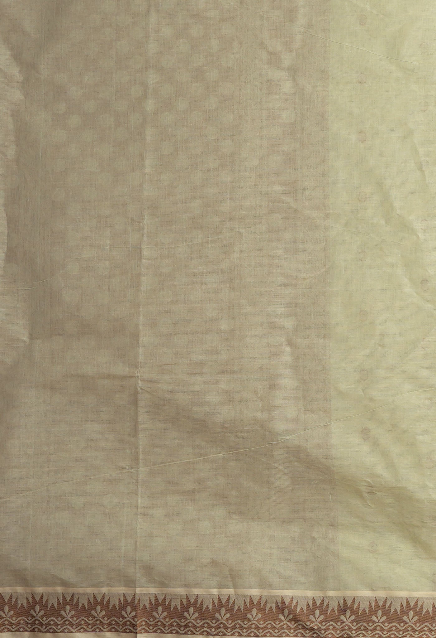 Pale Green Pure Pavani Handcrafted Chettinad Cotton Saree-UNM82163