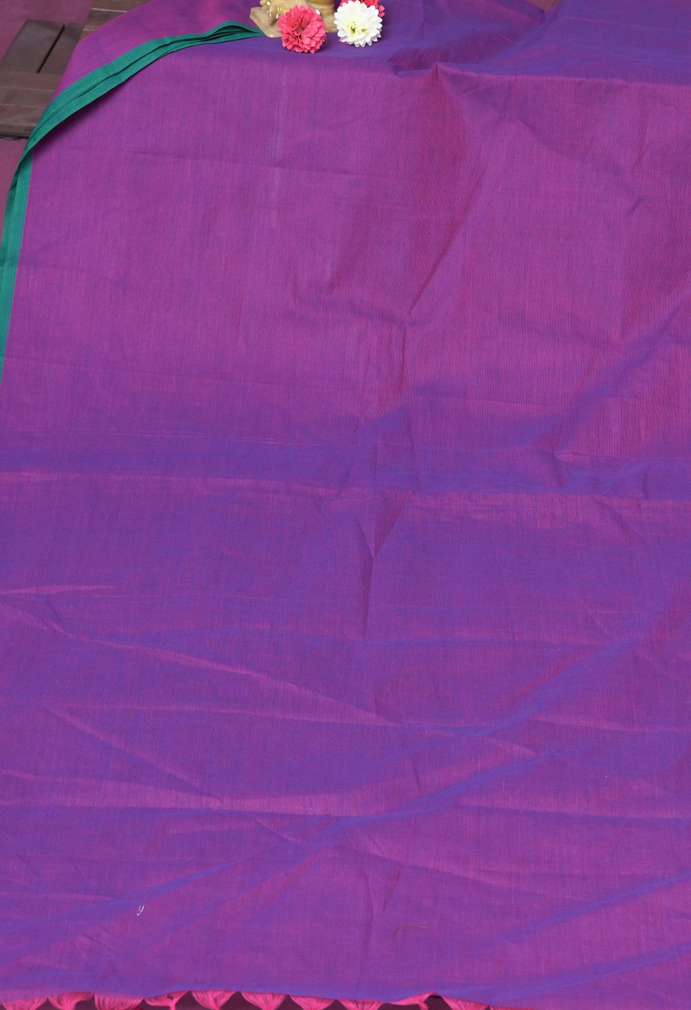 Purple Pure Pavani Handcrafted Kanchi Cotton Saree-UNM82378