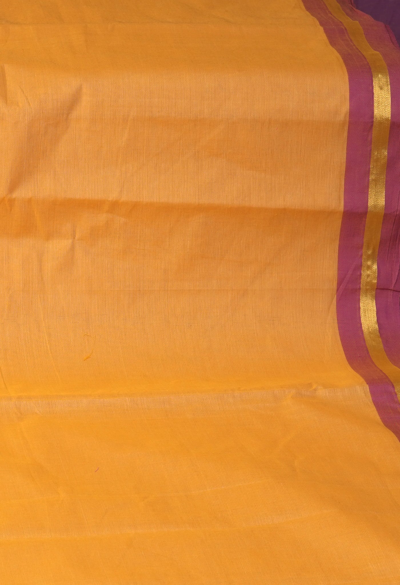Orange Pure Pavani Handcrafted Kanchi Cotton Saree-UNM82389