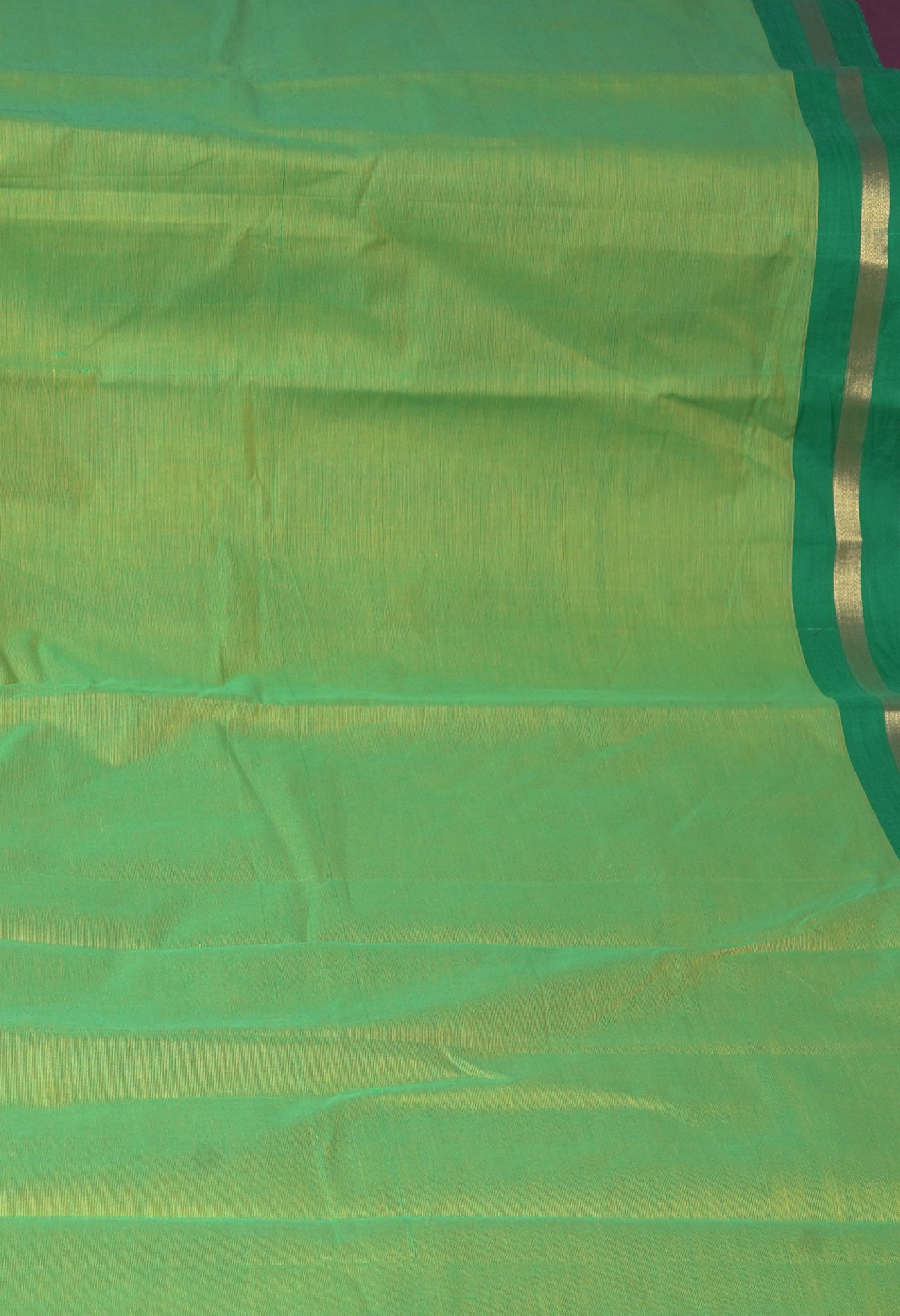 Green Pure Pavani Handcrafted Kanchi Cotton Saree-UNM82390